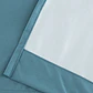 Pack 2 Cortina de Tela Delgada 100% Blackout Turquesa - Miniatura 8
