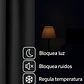 Pack 2 Cortina de Tela Delgada 100% Blackout Gris - Miniatura 6