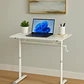 Escritorio Funcional Altura Ajustable 100x60x63-86cm Blanco - Miniatura 2