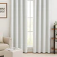 Cortina Blackout 100% Engomada Termica Tela Ligera 140x225 - Microfibra Premium - 1 Paño Blanco - Miniatura 3