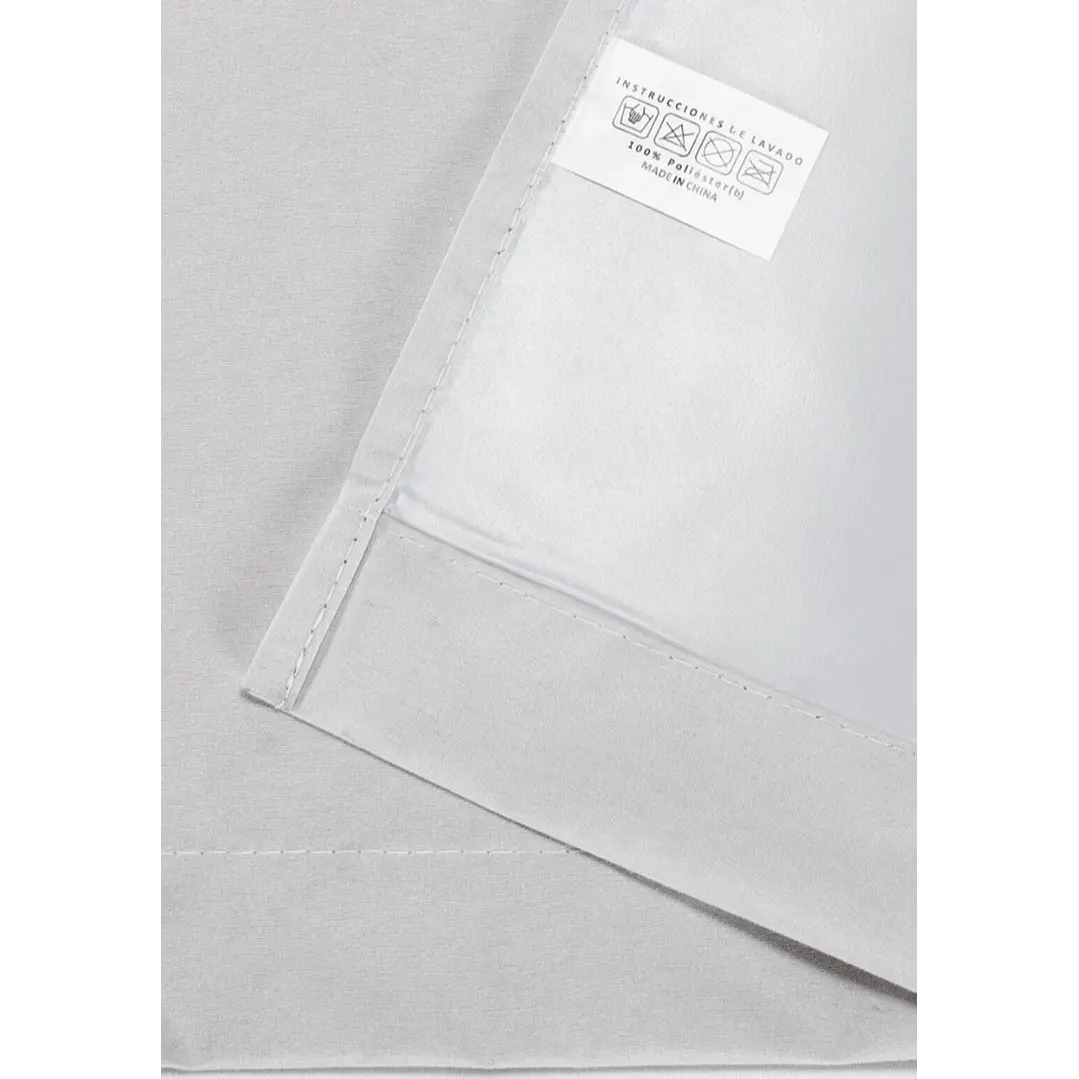 Cortina Blackout 100% Engomada Termica Tela Ligera 140x225 - Microfibra Premium - 1 Paño Blanco 8