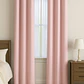 Cortina Blackout 100% Engomada Termica Tela Ligera 140x225 - Microfibra Premium - 2 Paños Rosa - Miniatura 1