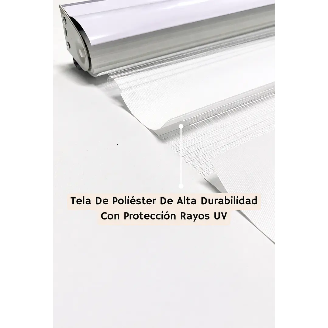 Cortina Roller Duo Zebra Color Perla 4