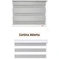 Cortina Roller Duo Zebra Color Gris - Miniatura 2