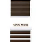 Cortina Roller Duo Zebra Color Cafe - Miniatura 2