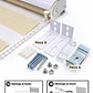 Cortina Roller Duo Zebra Color Lino  - Miniatura 3