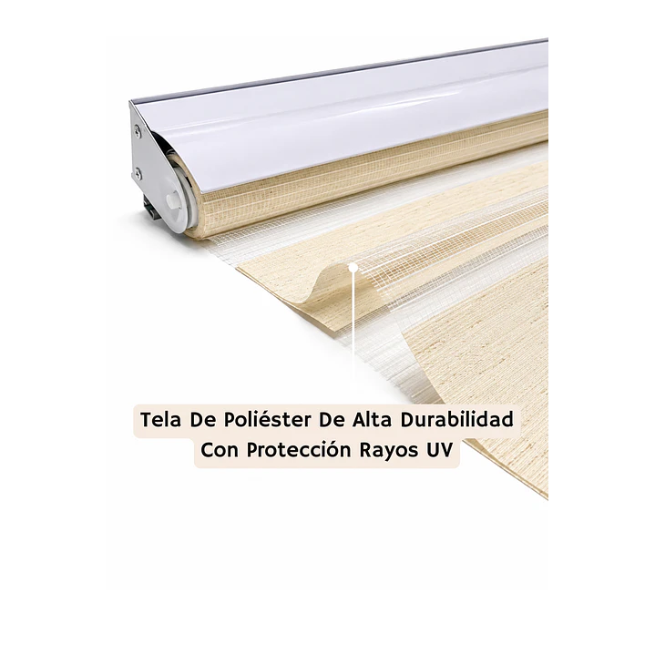 Cortina Roller Duo Zebra Color Lino  4