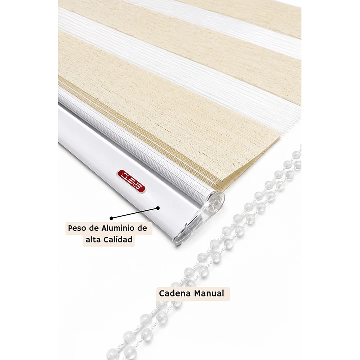 Cortina Roller Duo Zebra Color Lino  5