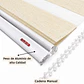 Cortina Roller Duo Zebra Color Lino  - Miniatura 5