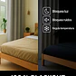 Cortina Blackout Tela Tipo Lino Gruesa 140x220 – Pack  2 Paños Gris Claro - Miniatura 2
