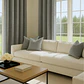 Cortina Blackout Tela Tipo Lino Gruesa 140x220 – Pack  2 Paños Gris Claro - Miniatura 6