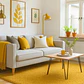 Alfombra Timmy Extra-peluda Lisa Amarillo Gold 55x145 - Miniatura 4