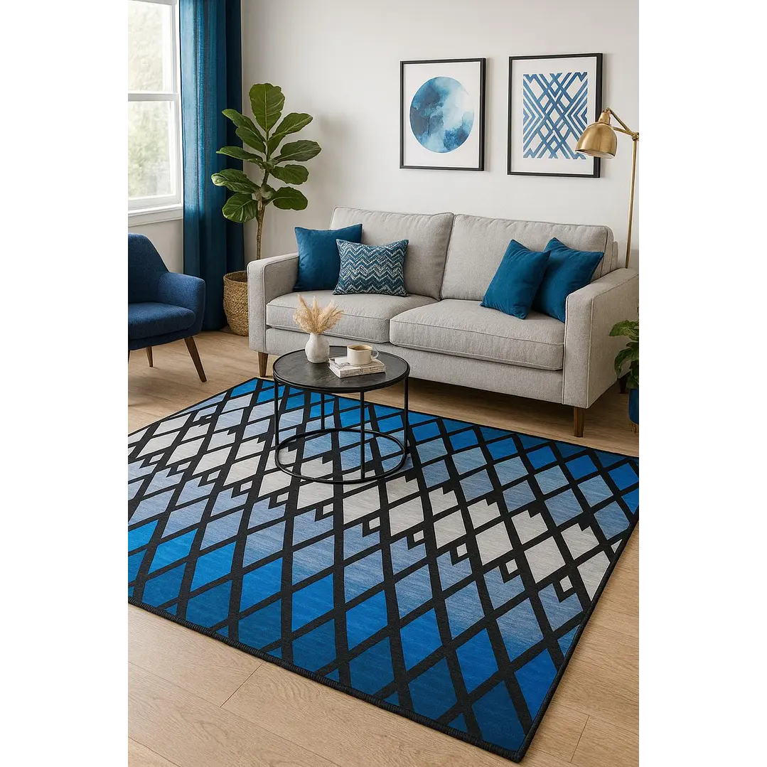 Alfombra Diseño Denver Para Living 120x160 Clems 1