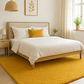 Alfombra Timmy Peluda Extra Suave Amarillo Gold 150x200 - Miniatura 5