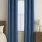 Cortina Blackout 100% Engomada Termica Tela Ligera 140x225 - Microfibra Premium - 2 Paños Azul - Miniatura 1