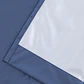 Cortina Blackout 100% Engomada Termica Tela Ligera 140x225 - Microfibra Premium - 2 Paños Azul - Miniatura 8
