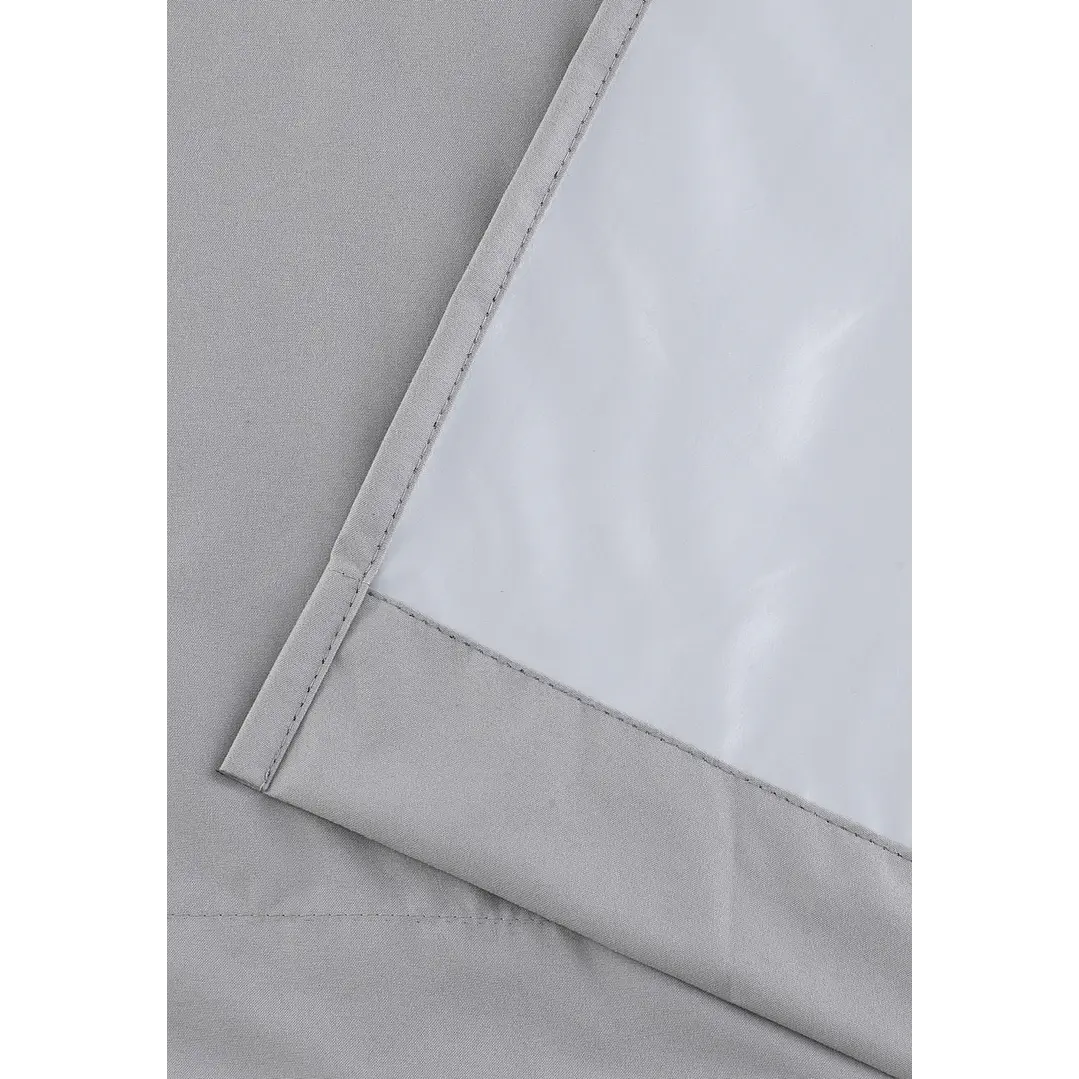 Cortina Blackout 100% Engomada Termica Tela Ligera 140x225 - Microfibra Premium - 2 Paños Marfil 8