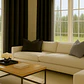 Cortina Blackout 100% Engomada Termica Tela Ligera 140x225 - Microfibra Premium - 2 Paños Cafe Oscur - Miniatura 3