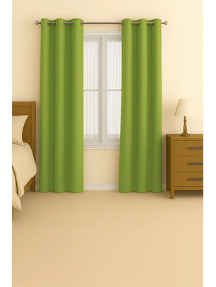 Cortina Blackout 100% Engomada Termica Tela Ligera 140x225 - Microfibra Premium - 2 Paños Negro