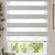 Cortina Roller Duo Zebra Color Gris