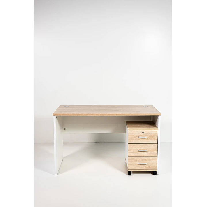 Escritorio de Oficina Mesa de Trabajo Con Cajonera 3