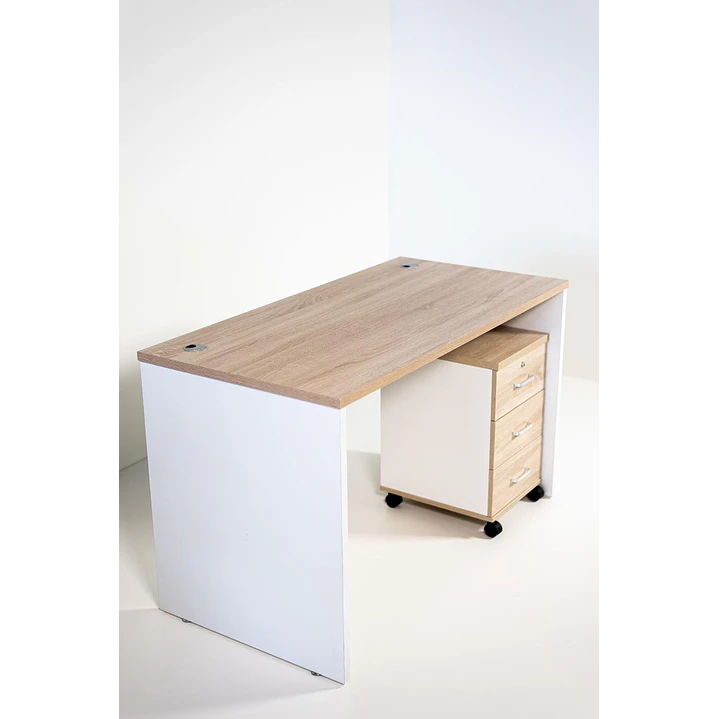 Escritorio de Oficina Mesa de Trabajo Con Cajonera 4