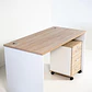 Escritorio de Oficina Mesa de Trabajo Con Cajonera - Miniatura 4