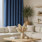 Cortina Blackout 100% Engomada Termica Tela Ligera 140x225 - Microfibra Premium - 2 Paños Negro - Miniatura 10