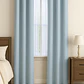 Cortina Blackout 100% Engomada Termica Tela Ligera 140x225 - Microfibra Premium - 2 Paños Negro - Miniatura 18