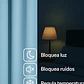 Cortina Blackout 100% Engomada Termica Tela Ligera 140x225 - Microfibra Premium - 2 Paños Negro - Miniatura 23