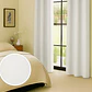 Cortina Blackout 100% Engomada Termica Tela Ligera 140x225 - Microfibra Premium - 2 Paños Negro - Miniatura 30