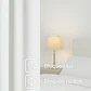 Cortina Blackout 100% Engomada Termica Tela Ligera 140x225 - Microfibra Premium - 2 Paños Negro - Miniatura 32