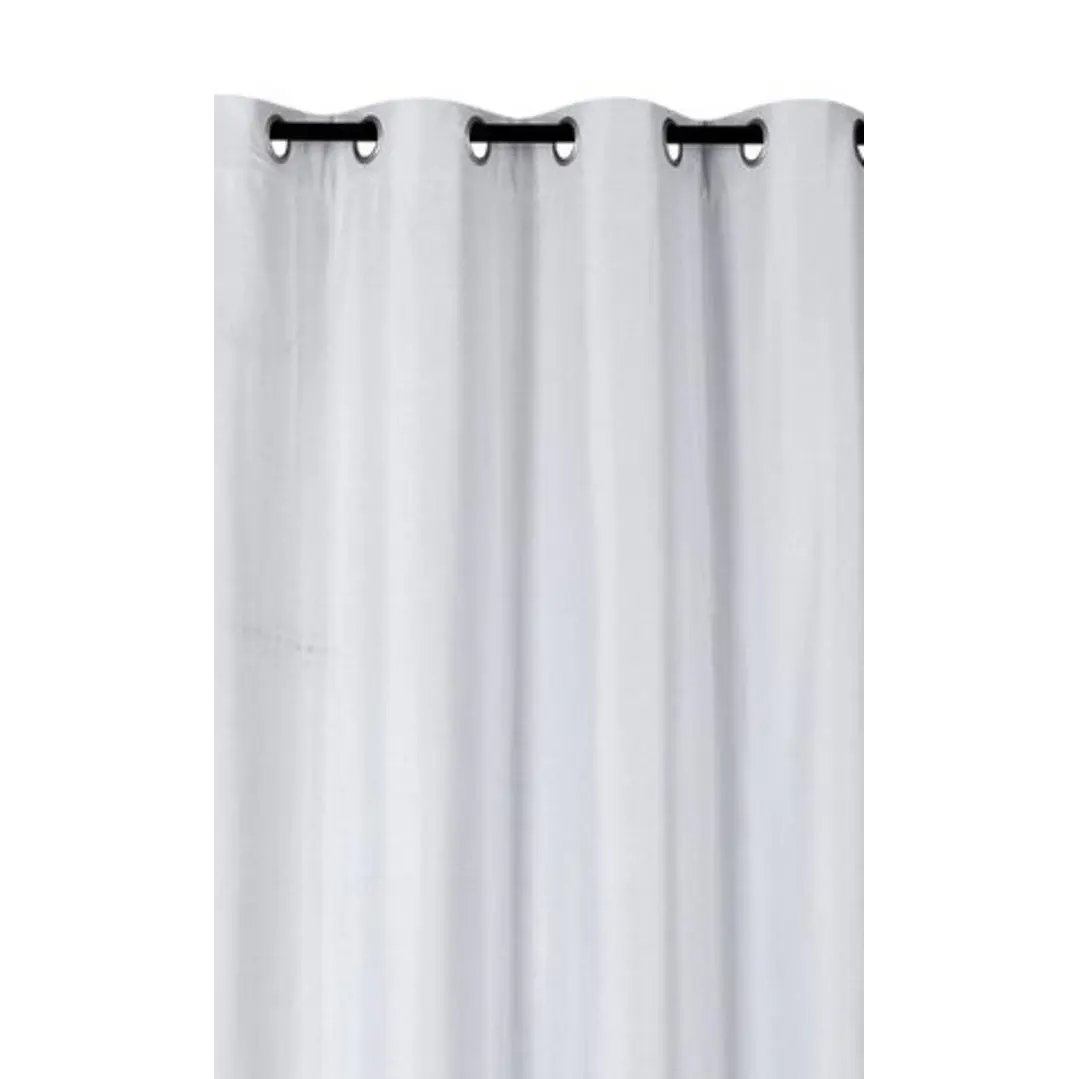 Cortina Blackout 100% Engomada Termica Tela Ligera 140x225 - Microfibra Premium - 2 Paños Negro 33