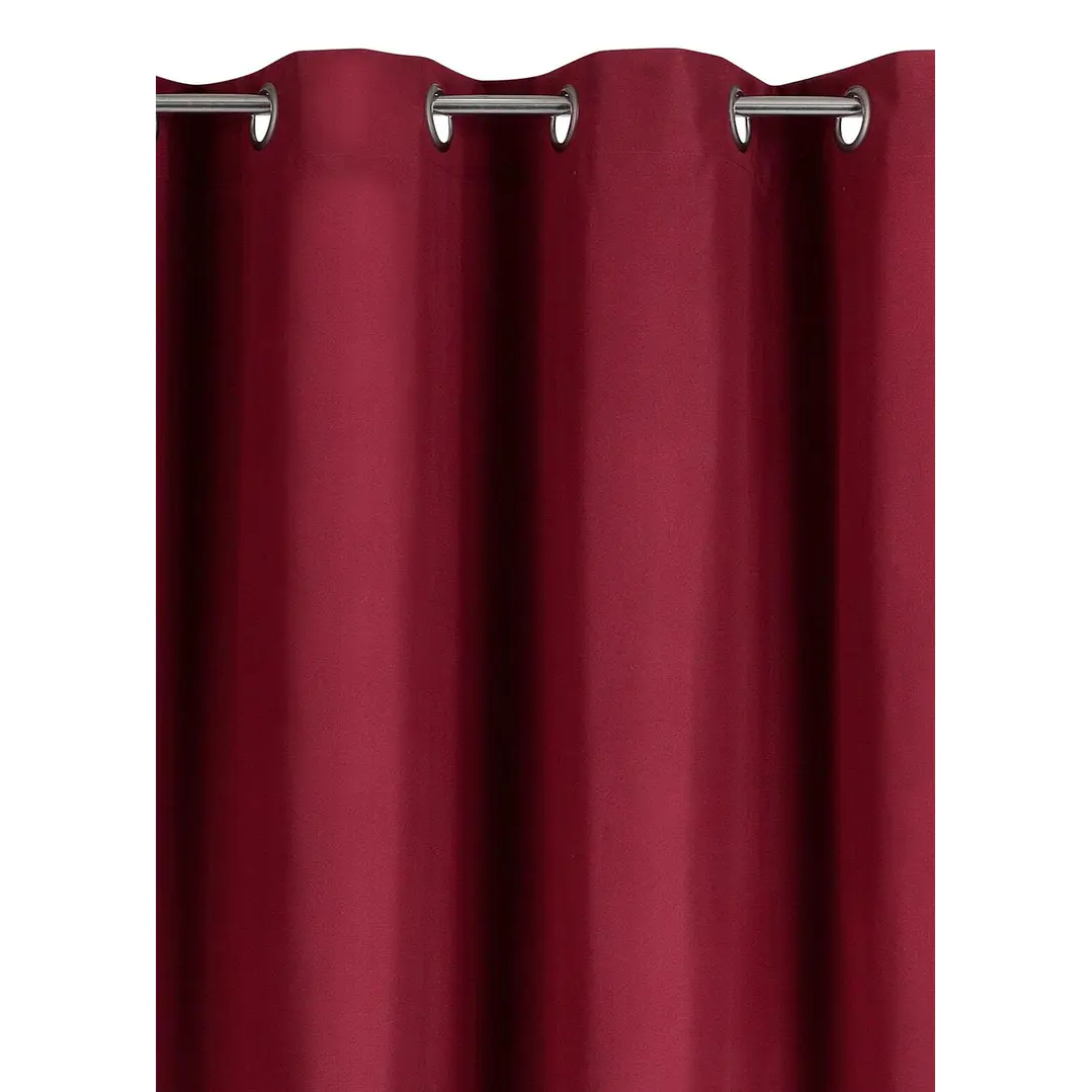 Cortina Blackout 100% Engomada Termica Tela Ligera 140x225 - Microfibra Premium - 2 Paños Negro 78