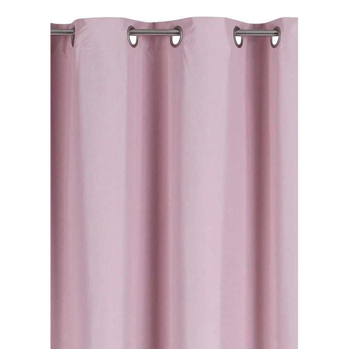 Cortina Blackout 100% Engomada Termica Tela Ligera 140x225 - Microfibra Premium - 2 Paños Negro 87