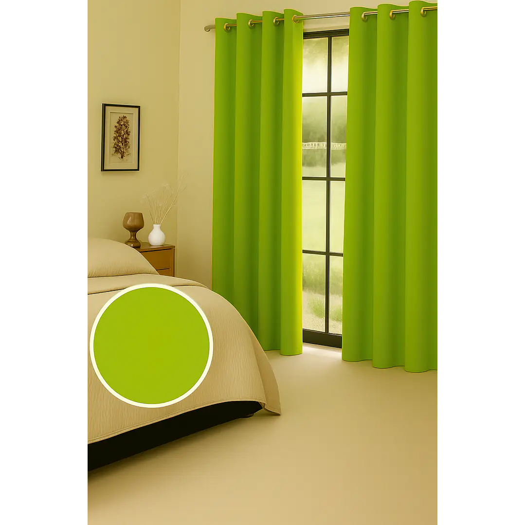 Cortina Blackout 100% Engomada Termica Tela Ligera 140x225 - Microfibra Premium - 2 Paños Negro 101
