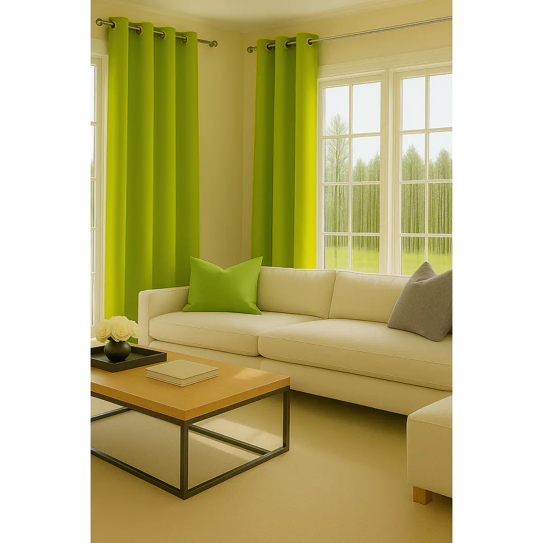 Cortina Blackout 100% Engomada Termica Tela Ligera 140x225 - Microfibra Premium - 2 Paños Negro 102
