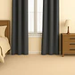 Cortina Blackout 100% Engomada Termica Tela Ligera 140x225 - Microfibra Premium - 2 Paños Negro - Miniatura 108