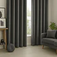 Cortina Blackout 100% Engomada Termica Tela Ligera 140x225 - Microfibra Premium - 2 Paños Negro - Miniatura 112