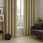 Cortina Blackout 100% Engomada Termica Tela Ligera 140x225 - Microfibra Premium - 2 Paños Negro - Miniatura 130