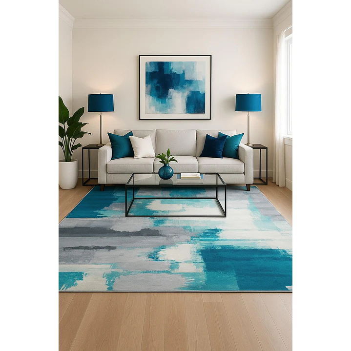 Alfombra Diseño Estambul Para Living 200x220 Clems 1