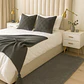Alfombra Bajada De Cama Timmy Peluda Color Gris 55x145 - Miniatura 1