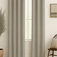 Cortina Blackout Tela Tipo Lino Gruesa 140x220 – Pack  2 Paños Taupe - Miniatura 1