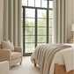 Cortina Blackout Tela Tipo Lino Gruesa 140x220 – Pack  2 Paños Taupe - Miniatura 5