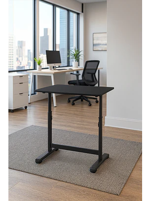 Escritorio Funcional Altura Ajustable 80x60x63-86cm Negro