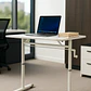 Escritorio Funcional Altura Ajustable 100x60x63-86cm Blanco - Miniatura 1