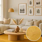 Alfombra Timmy Peluda Extra Suave Amarillo Gold 200x220 - Miniatura 1