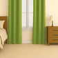 Cortina Blackout 100% Engomada Termica Tela Ligera 140x225 - Microfibra Premium - 1 Paño Verde - Miniatura 2