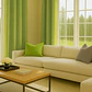 Cortina Blackout 100% Engomada Termica Tela Ligera 140x225 - Microfibra Premium - 1 Paño Verde - Miniatura 4