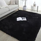 Alfombra Peluda Shaggy Negro 200x220 Clems - Miniatura 2
